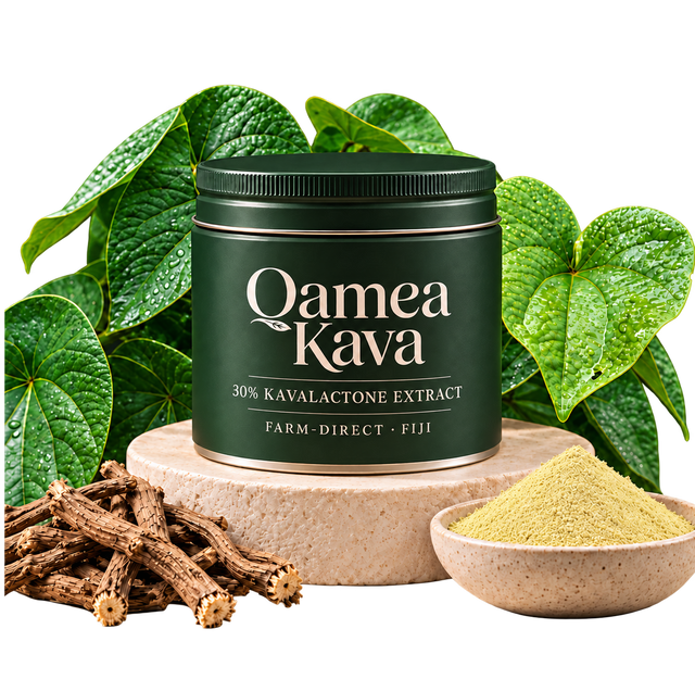 Qamea Kava 30% Kavalactone Extract - Noble Fijian Kava Powder