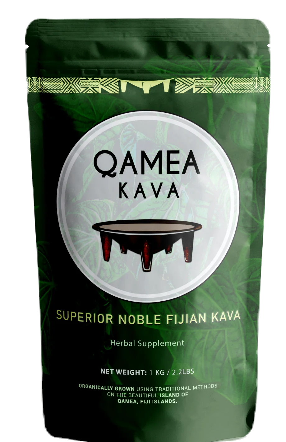 Qamea Traditional Kava root powder pouch